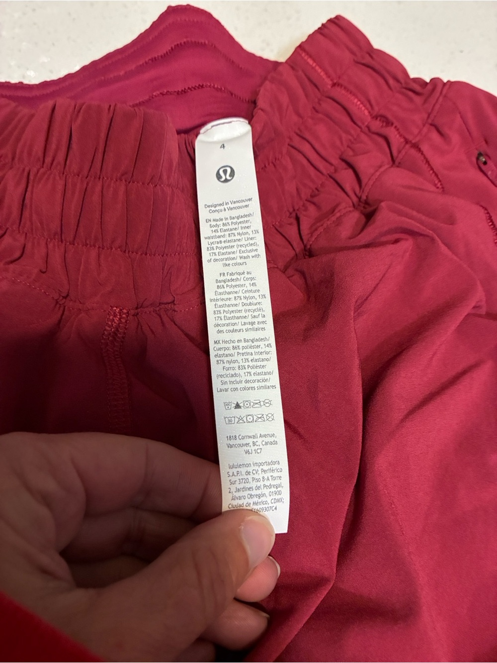lululemon athletica Women's Raspberry Rave Track That Shorts - Picture 4 of 5
